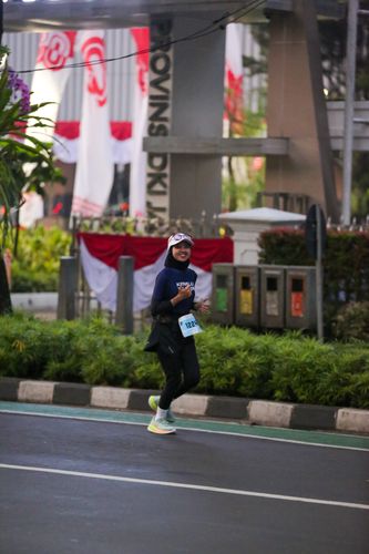 Race photo from KEMLU RUN 2025