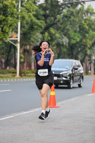 Race photo from KEMLU RUN 2025