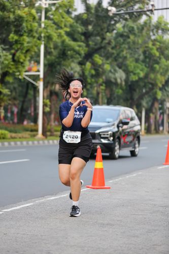 Race photo from KEMLU RUN 2025