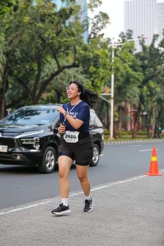 Race photo from KEMLU RUN 2025