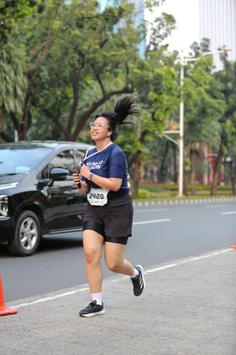 Race photo from KEMLU RUN 2025