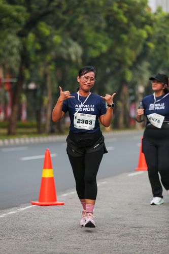 Race photo from KEMLU RUN 2025