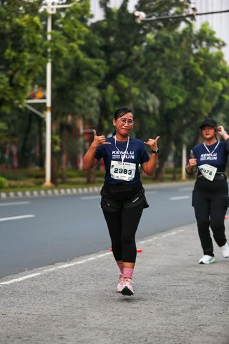 Race photo from KEMLU RUN 2025