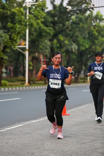 Race photo from KEMLU RUN 2025