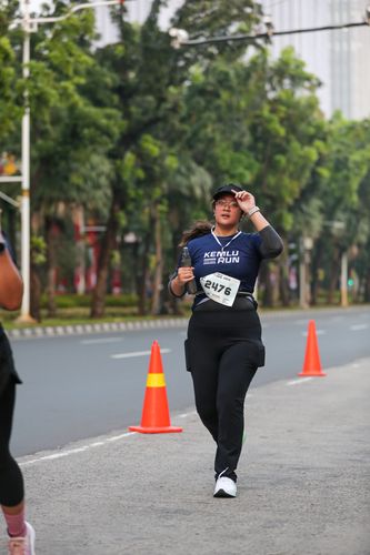 Race photo from KEMLU RUN 2025