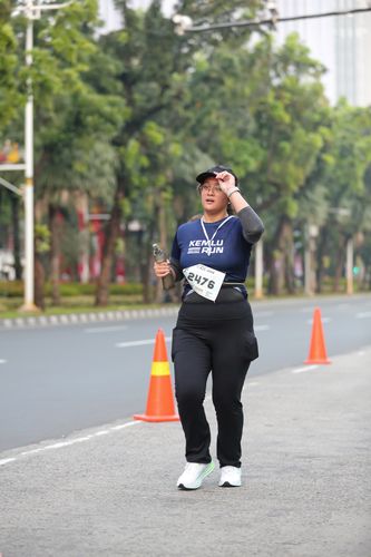 Race photo from KEMLU RUN 2025