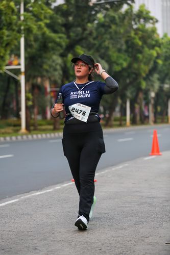 Race photo from KEMLU RUN 2025