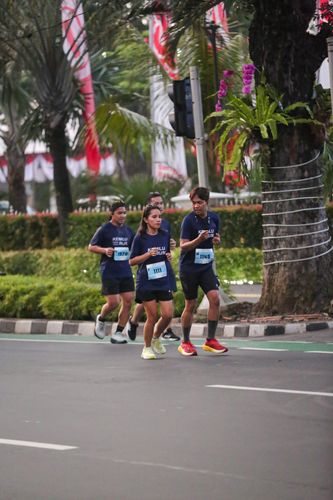 Race photo from KEMLU RUN 2025