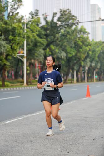 Race photo from KEMLU RUN 2025