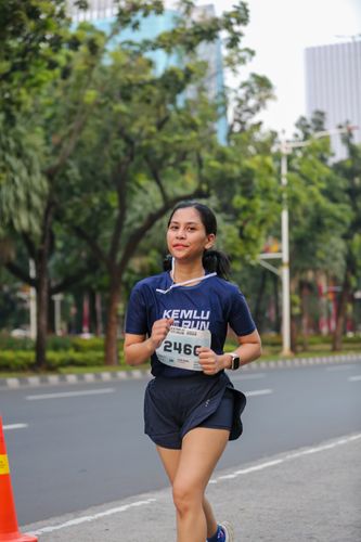 Race photo from KEMLU RUN 2025