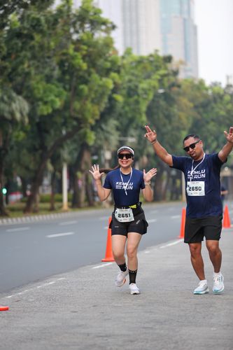 Race photo from KEMLU RUN 2025