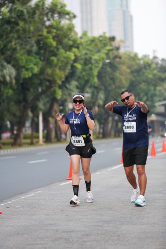 Race photo from KEMLU RUN 2025