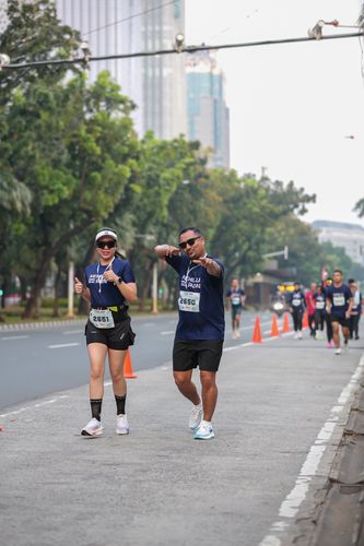 Race photo from KEMLU RUN 2025