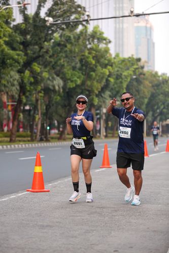 Race photo from KEMLU RUN 2025