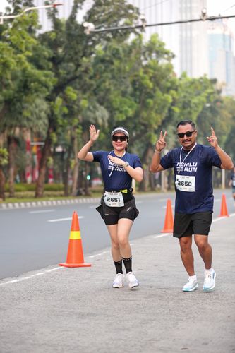 Race photo from KEMLU RUN 2025