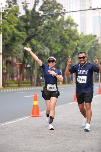 Race photo from KEMLU RUN 2025