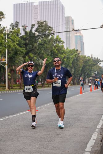 Race photo from KEMLU RUN 2025