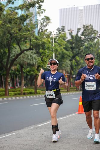 Race photo from KEMLU RUN 2025