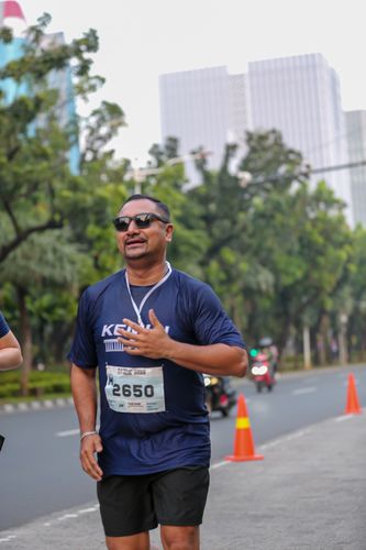 Race photo from KEMLU RUN 2025