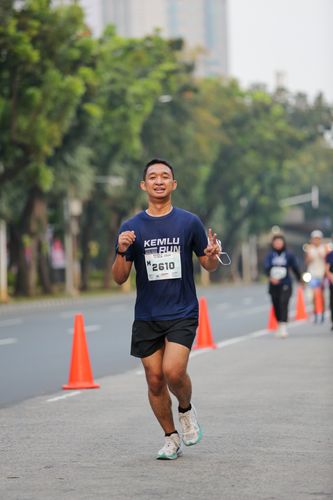 Race photo from KEMLU RUN 2025