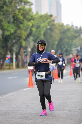 Race photo from KEMLU RUN 2025