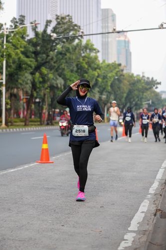 Race photo from KEMLU RUN 2025