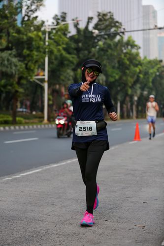 Race photo from KEMLU RUN 2025