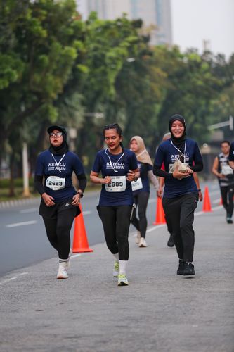Race photo from KEMLU RUN 2025