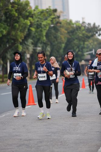 Race photo from KEMLU RUN 2025