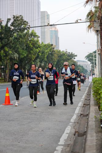 Race photo from KEMLU RUN 2025