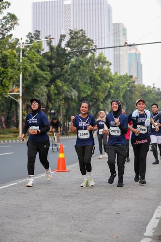 Race photo from KEMLU RUN 2025