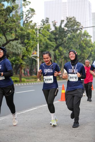 Race photo from KEMLU RUN 2025