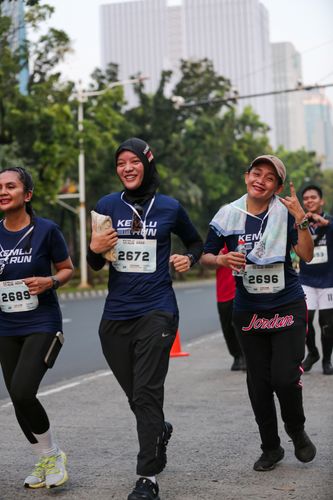 Race photo from KEMLU RUN 2025