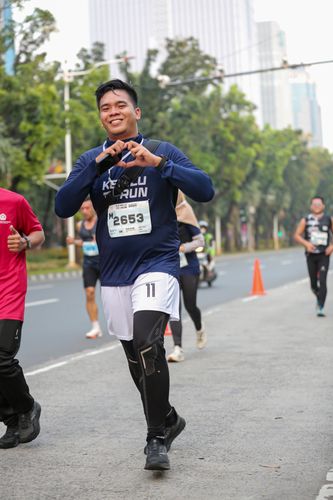 Race photo from KEMLU RUN 2025