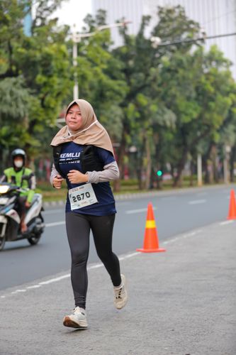 Race photo from KEMLU RUN 2025