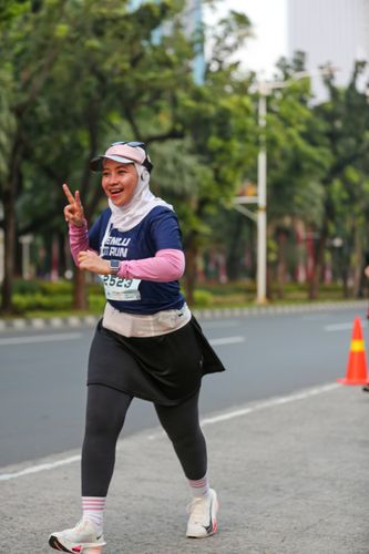 Race photo from KEMLU RUN 2025