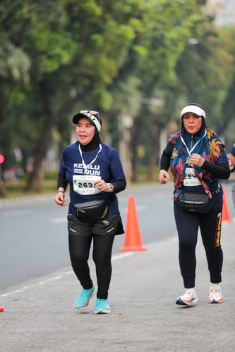 Race photo from KEMLU RUN 2025