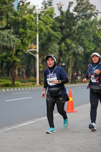 Race photo from KEMLU RUN 2025