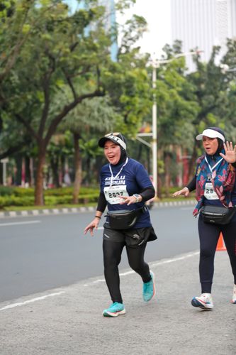 Race photo from KEMLU RUN 2025