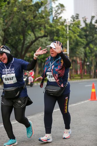 Race photo from KEMLU RUN 2025