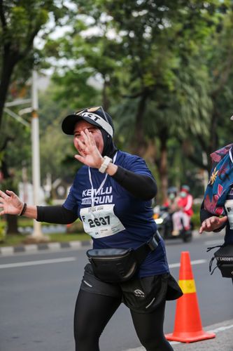 Race photo from KEMLU RUN 2025