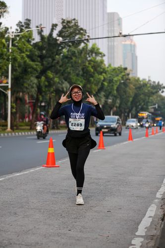 Race photo from KEMLU RUN 2025