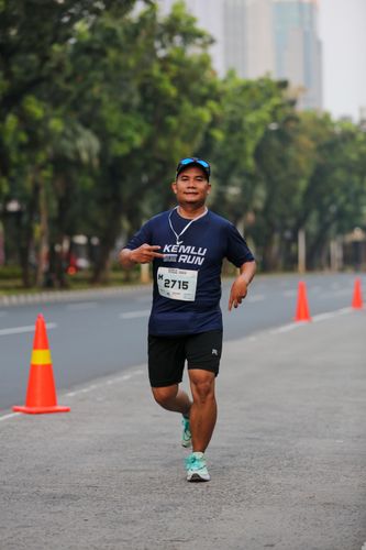 Race photo from KEMLU RUN 2025