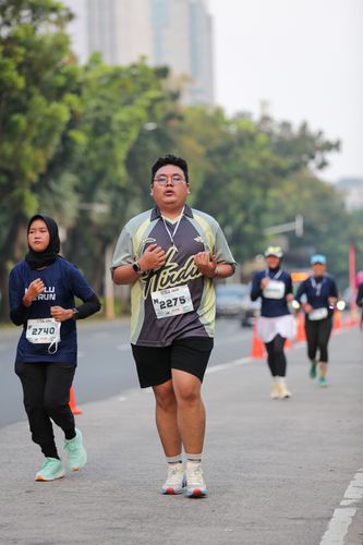 Race photo from KEMLU RUN 2025