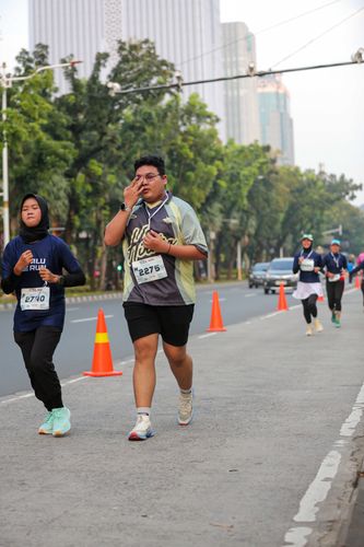 Race photo from KEMLU RUN 2025