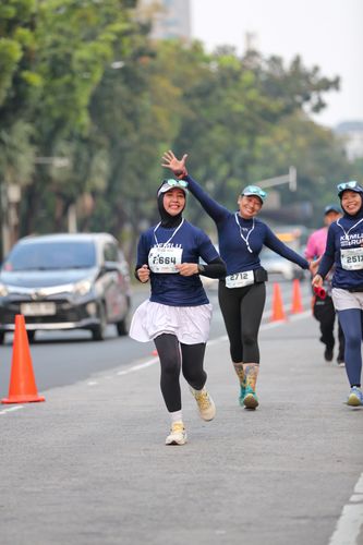 Race photo from KEMLU RUN 2025
