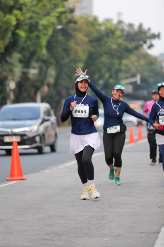 Race photo from KEMLU RUN 2025