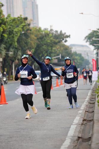 Race photo from KEMLU RUN 2025