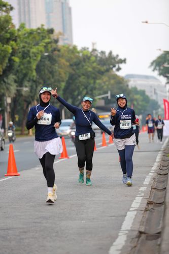 Race photo from KEMLU RUN 2025