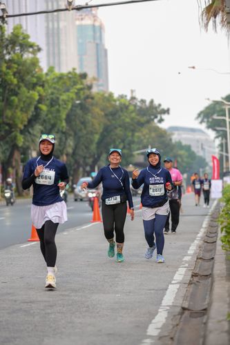 Race photo from KEMLU RUN 2025